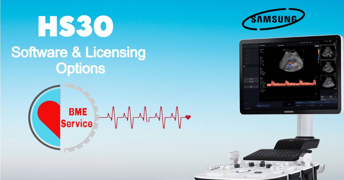 Samsung HS30 Ultrasound software and licensing options