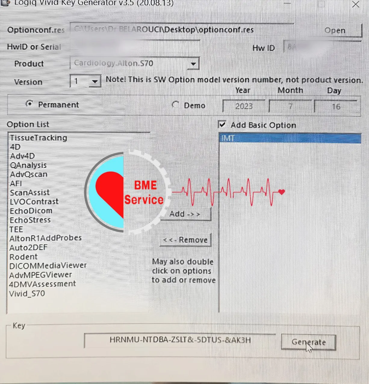 Logiq Vivid key generator official